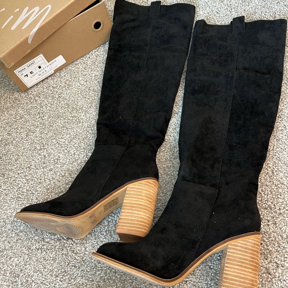 Vici collection womens knee high black boots